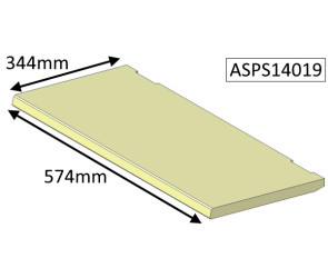 ASPS14019 Parkray Brick Baffle  |  Aspect 14 (Eco)
